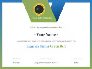 Lean Six Sigma Green Belt Certification – Infinite Sigmas